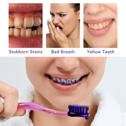 Advanced tooth color corrector Purple toothpaste, used for concealer and sensitive tooth whitening