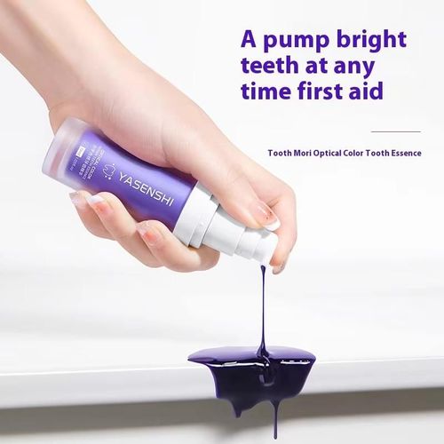 Advanced tooth color corrector Purple toothpaste, used for concealer and sensitive tooth whitening