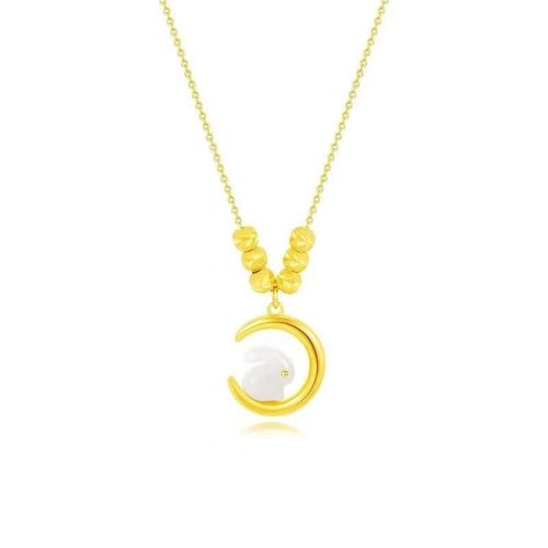 Women's luxury 2025 new niche pendant chain shaking sound popular neck chain trend