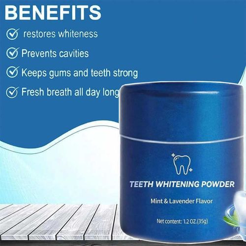 Magic Toothpaste Whitening Booste The Powder Teeth Whitening Natural Tooth Powder No Sensitivity Enamel Safe Toothpaste Lavender & Mint Flavor