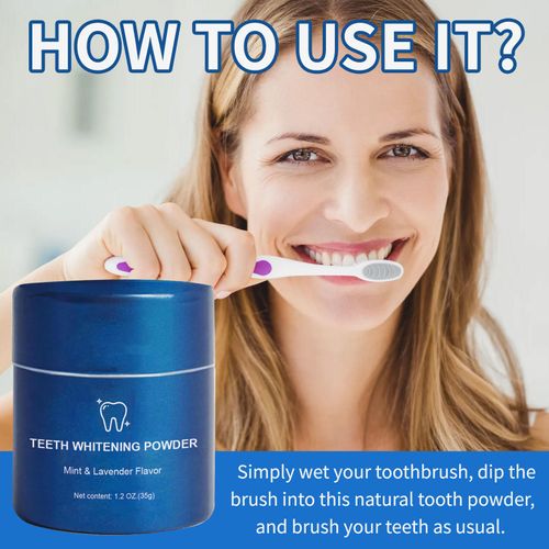Magic Toothpaste Whitening Booste The Powder Teeth Whitening Natural Tooth Powder No Sensitivity Enamel Safe Toothpaste Lavender & Mint Flavor