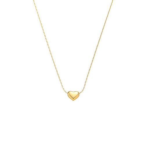 Minimally exquisite niche light luxury love necklace pendant necklace that does not fade 18K rose gold titanium steel lock chain for women