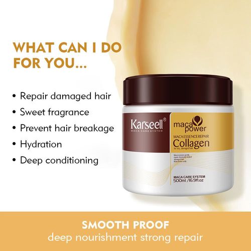 Karseell Hair Mask Deep Conditioning Moisturizing Protein Repair Collagen Hair Mask
