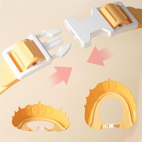 Fashion Design Plastic Crown Cartoon Kids Hair Wash Bathing Shampoo Hat Babies Baby Shower Cap