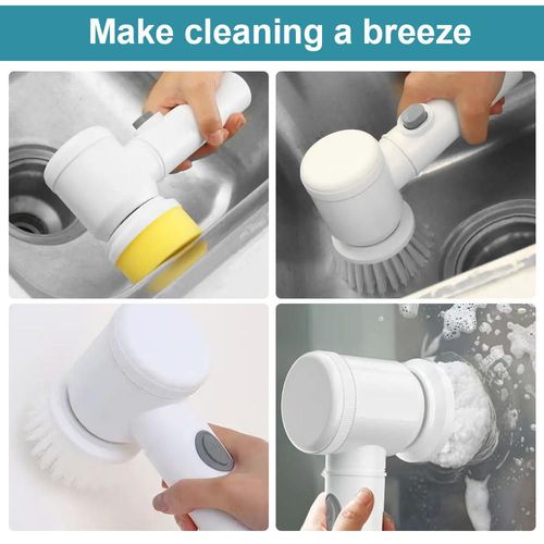 Multi-functional automatic electric cleaning brush, electric scrubber, electric rotary scrubber, enclosed space electric dish washer