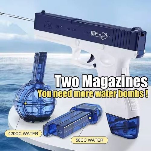 Electric water gun, handgun, automatic water gun, toy, summer children's outdoor toy