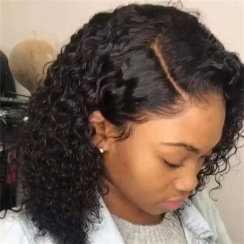 Afro Kinky Curly Short Bob Wig Human Hair Lace Front Brazilian Virgin Hair Cheap Full Lace Human Hair Wig for Black Women Vendor