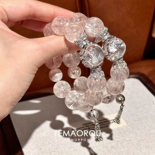 White moonlight flower design niche bracelet butterfly bracelet high-end design sweet set cool light luxury white hand jewelry