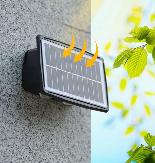 Solar convex lens wall light wall washer home advanced waterproof landscape light
