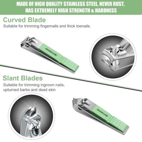 16 Piece Stainless Steel Nail Care Tools Beauty Set
