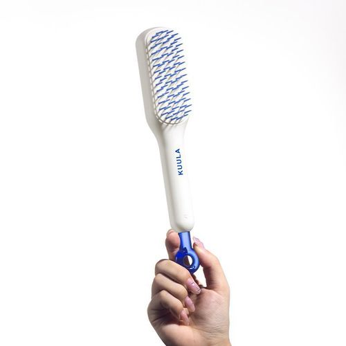 Telescopic comb scalp massage comb one-click cleaning portable comb fluffy comb