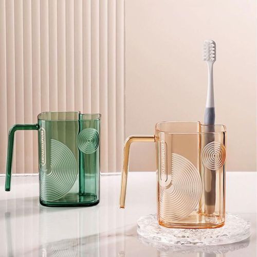 Light luxury and high-value couple toothbrush cup