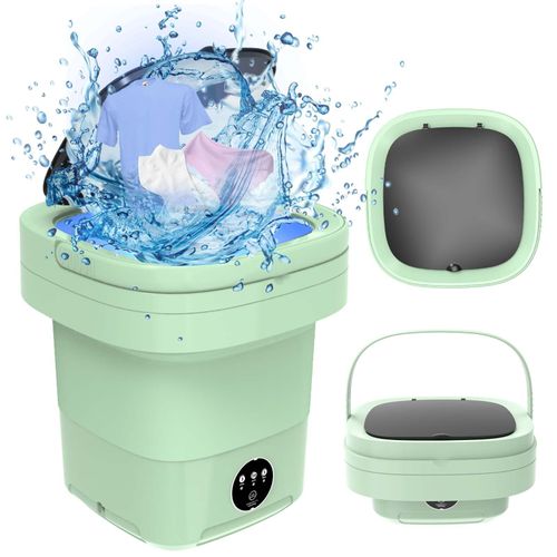Folding washing machine, small student dormitory washing machine, baby laundry, portable washing machine, drain basket