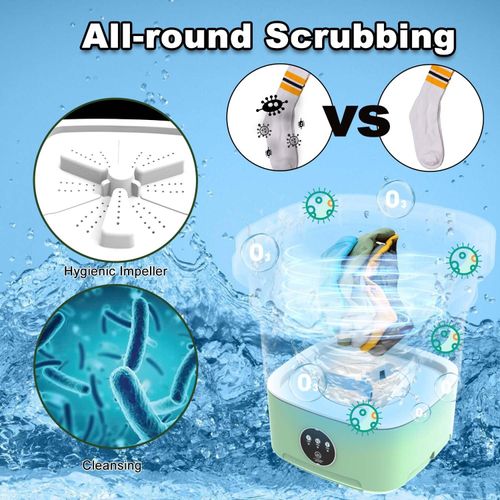 Folding washing machine, small student dormitory washing machine, baby laundry, portable washing machine, drain basket