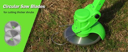 Cordless Weed Wrench, Electric Weed Wrench, 2 Batteries, Lawn Mower Cordless, Lightweight Foldable Design, Weed Wover Green