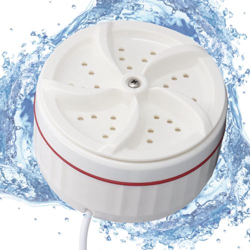 Folding mini washing machine small student dormitory ultrasonic vibration portable laundry artifact