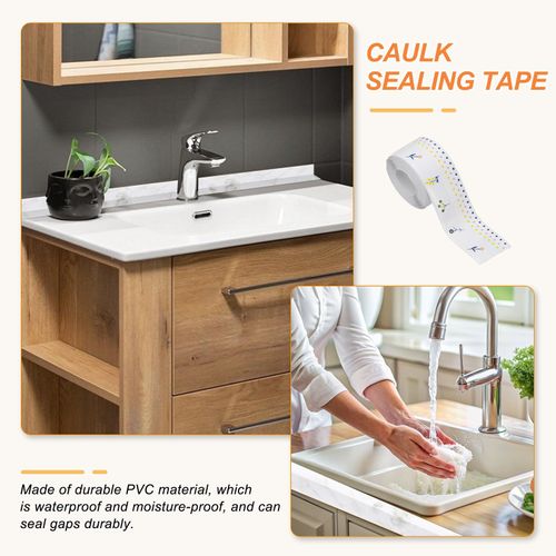 Anti-mildew stickers for kitchen and bathroom, anti-mildew tape for kitchen and bathroom, anti-mildew and waterproof stickers for sink sinks, and beautiful sewing stickers for toilets