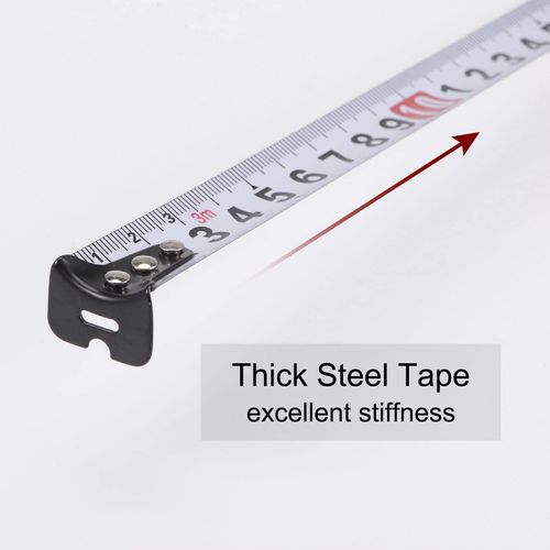 Steel tape measure, ABS material, 3 meters thickened, anti-fall, mint green