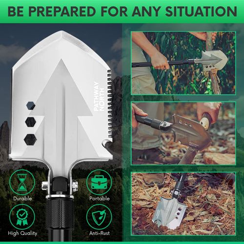 Multi-functional shovel folding armor shovel vehicle-mounted self-defense outdoor camping life-saving tools