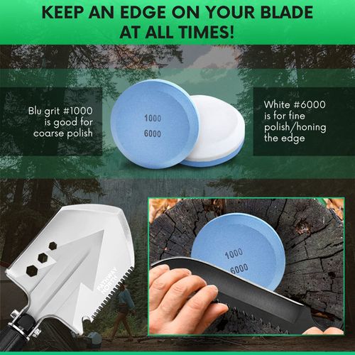 Multi-functional shovel folding armor shovel vehicle-mounted self-defense outdoor camping life-saving tools