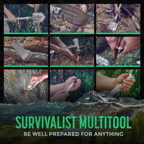 Multi-functional shovel folding armor shovel vehicle-mounted self-defense outdoor camping life-saving tools