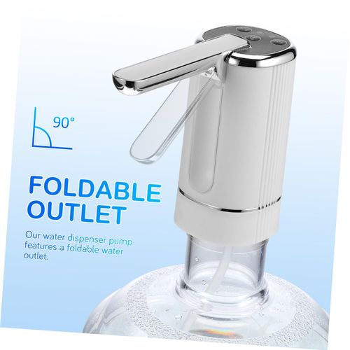 Electric Water Pump Fast Dispensing Portable Foldable Dispenser Battery Operated Home Office Use