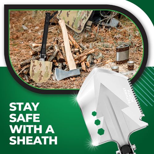 Multi-functional shovel folding armor shovel vehicle-mounted self-defense outdoor camping life-saving tools