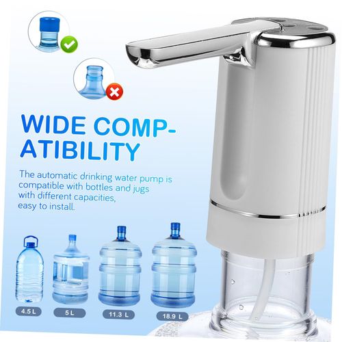 Electric Water Pump Fast Dispensing Portable Foldable Dispenser Battery Operated Home Office Use