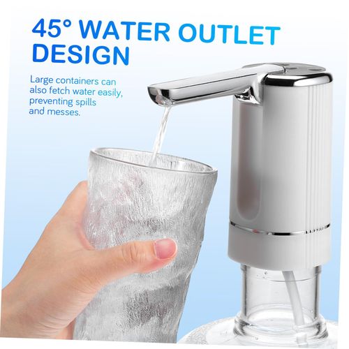 Electric Water Pump Fast Dispensing Portable Foldable Dispenser Battery Operated Home Office Use