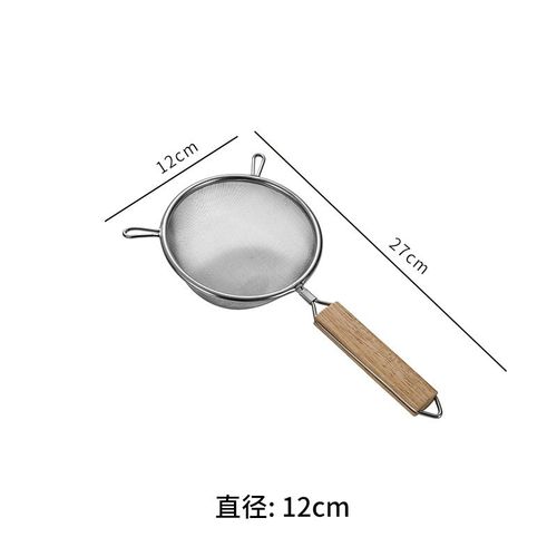 Set of 3 fine-mesh filters, stainless steel filter with insulated handle, suitable for kitchen gadgets