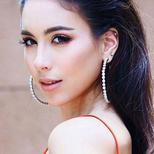 European and American exaggerated temperament ring with diamond claw chain earrings women's wish fashion