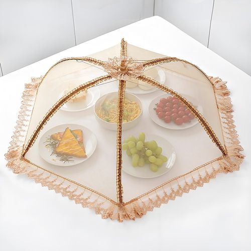 Shuwan breathable meal cover, new foldable table cover, food cover, dustproof, insect and fly proof, household vegetable cover umbrella
