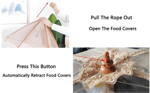 Shuwan breathable meal cover, new foldable table cover, food cover, dustproof, insect and fly proof, household vegetable cover umbrella