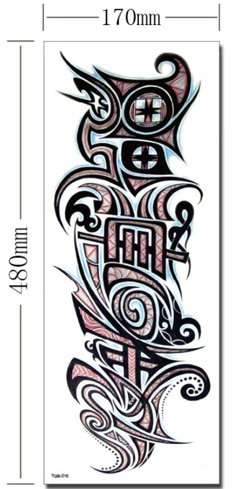 Waterproof and sweatproof tattoo stickers