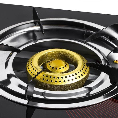 Countertop double burner gas stove