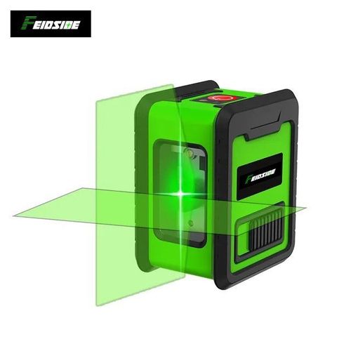 Laser level, ultra-green light level, outdoor strong light special 2-line level, line projector