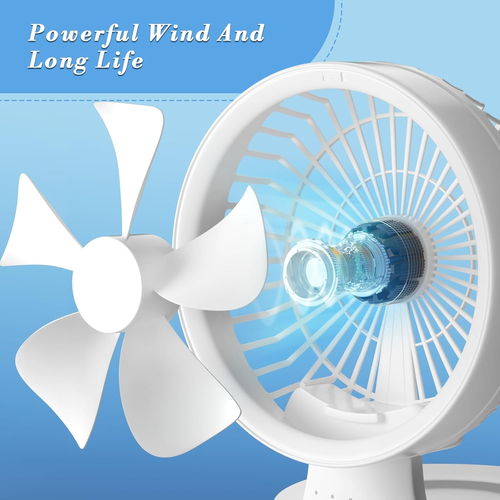 Suspended Air Circulation Fan Desktop Electric Fan Dormitory Bedside Office Charging No Punching Wall Mounted Kitchen Fan