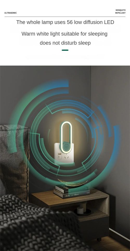 Powerful mosquito lamp 2025 new mosquito killer god household automatic plug-in blue ultrasonic mosquito lights