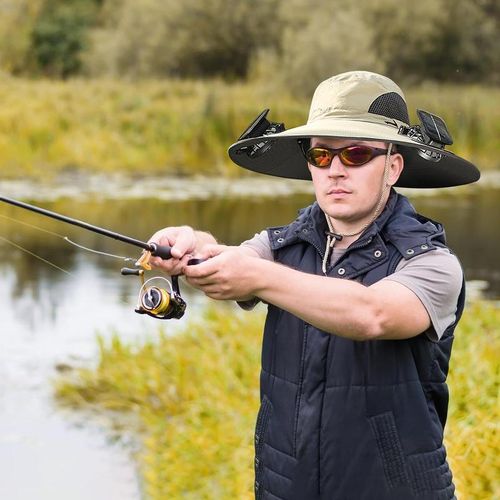 🔥2025 New Solar Fan Outdoor Fishing Hat