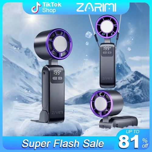 🔥Multifunctional Portable Turbo Handheld Cooling Fan