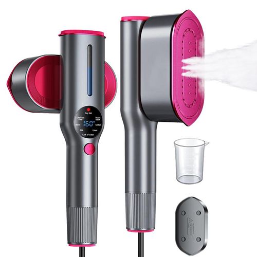 Dr.Flash Garment Steamer for Clothes, Portable Travel Clothing Steamer Iron, 7 Mode with LCD Display, 5s Fast Heating, 90° Swivel Handle, New Year Gift