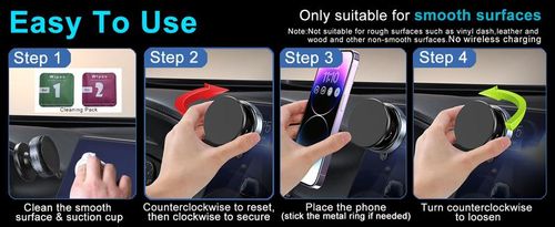 🔥Adjustable 360-Degree Phone Stand-HandsFree Mount Magnetic Phone Stand, Fordable andRetractable, Magnetic Car Phone Holder