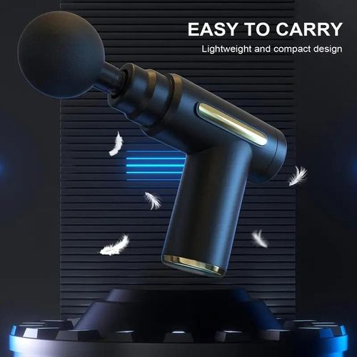 Electric Massage Machine with Replacement Heads, 1 Set Portable Handheld Comfort Muscle Massage Gun
