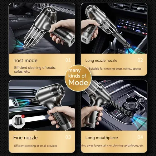 3-in-1 Handheld Vacuum Cleaner, Suitable For Home Car Office Cleaning (3 filters !)