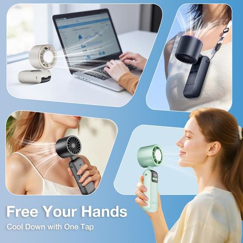🔥Multifunctional Portable Turbo Handheld Cooling Fan