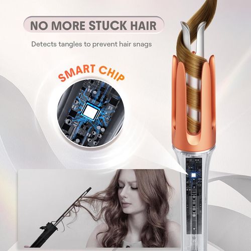 🔥SHEGLAM Hair Automatic Curling Iron 1.25 Inch with 3 Temperatures, 2-Way Rotation, Anti-Scald, Anti-Tangle, Automatic Shut-Off, Hair Styling Tool Swivel Cord Barrel Hair Curler Rizador De Pelo