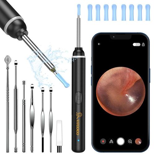 Ear Wax Removal Tool With Camera, 1 Set Portable Type-C Rechargeable Ear Cleaner, Waterproof Endoscope Ear Cleaning Tool, Earwax Removal Tool, Earwax Removal Kit