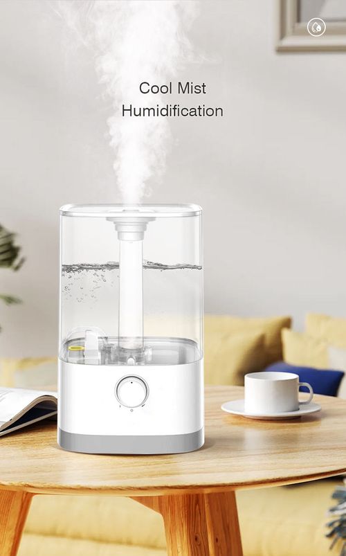 RUNAL 4.5L Big Cool Mist Ultrasonic Humidifier Aromatherapy 7-Color LED Night Light Low Noise <36dB