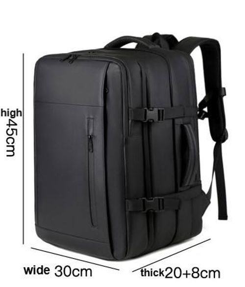 New High-tech Vacuum Compression Backpack with air Pump Leisure Business Waterproof Anti-theft Computer Backpack