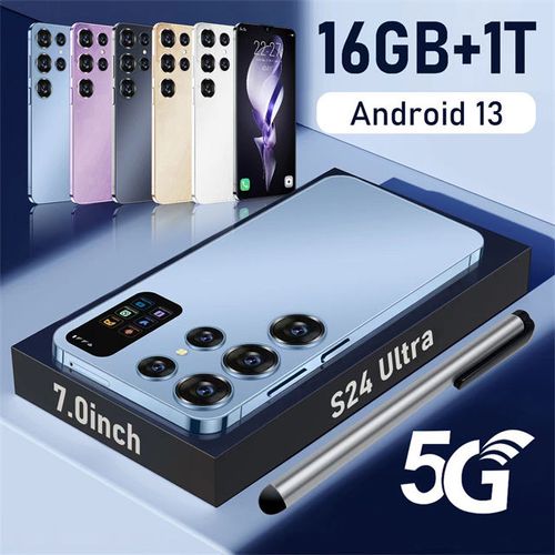 High-End AI Smart 5G Mobile Phone Quick16GB+1TB Full HD Screen Metal Frame Ultra AI Cell Phone for Gaming